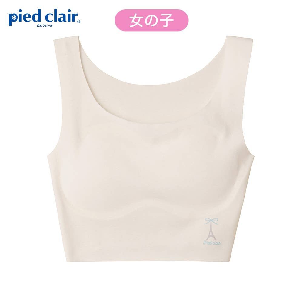 【綿混/保湿加工】ハーフトップ(完全無縫製)(140~160cm)